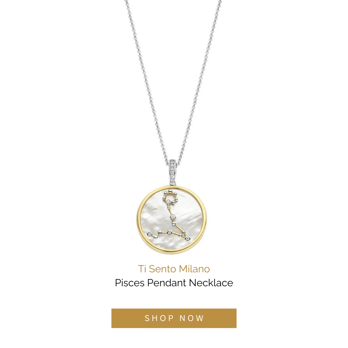 Ti Sento Milano Pisces Pendant Necklace